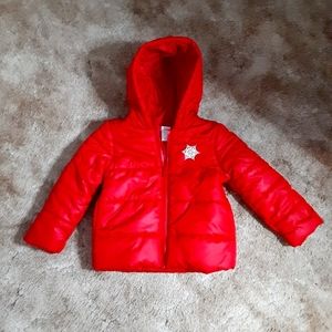 GYBOREE red PUFFER jacket size XS (4)